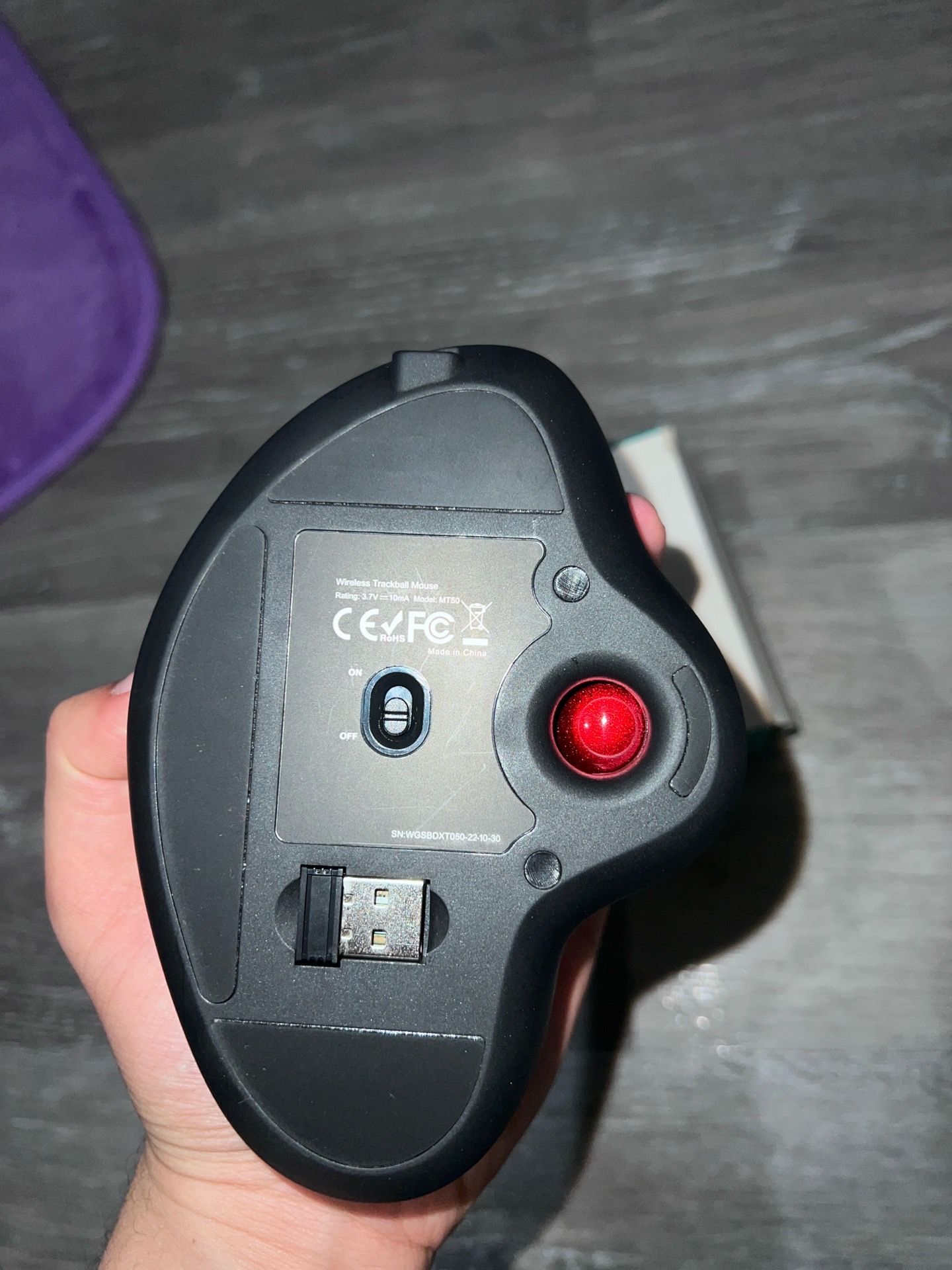Like New Ergonomic Wireless Trackball Mouse (Bluetooth & 2.4G) - photo 2