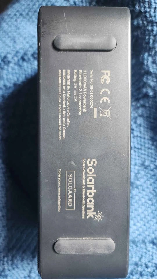 Solgaard Power Bank + Speaker + Solar Panel - photo 3