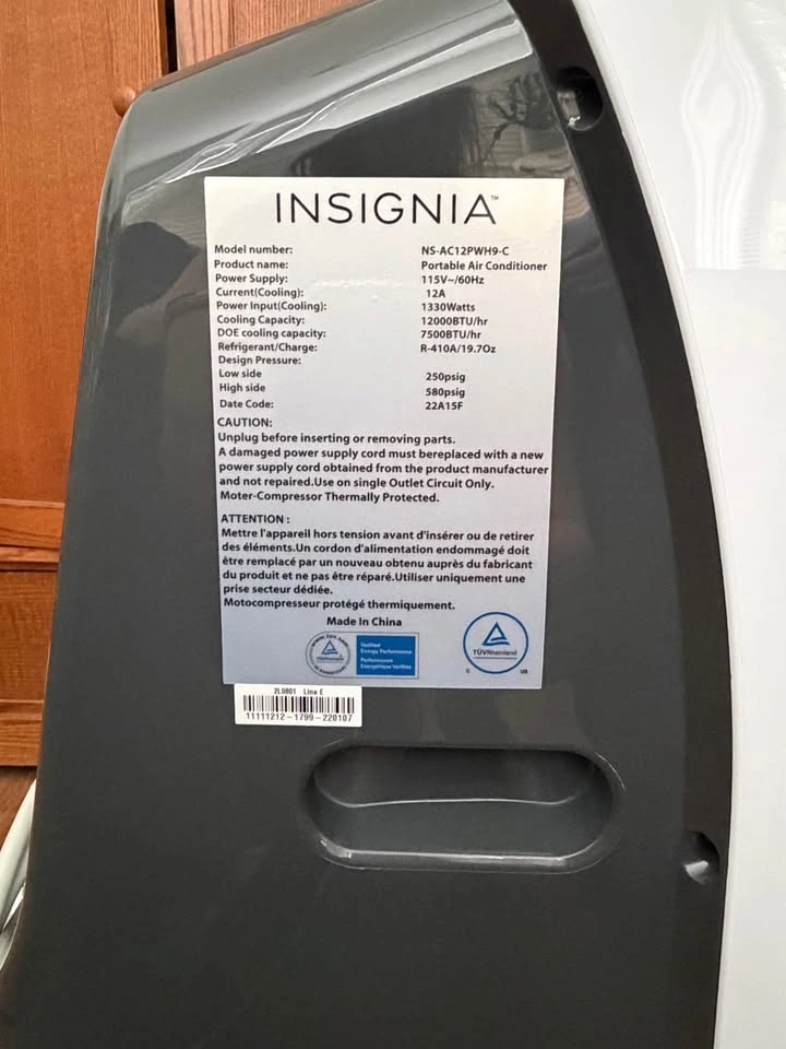 12000 BTU Portable Air Conditioner - photo 3