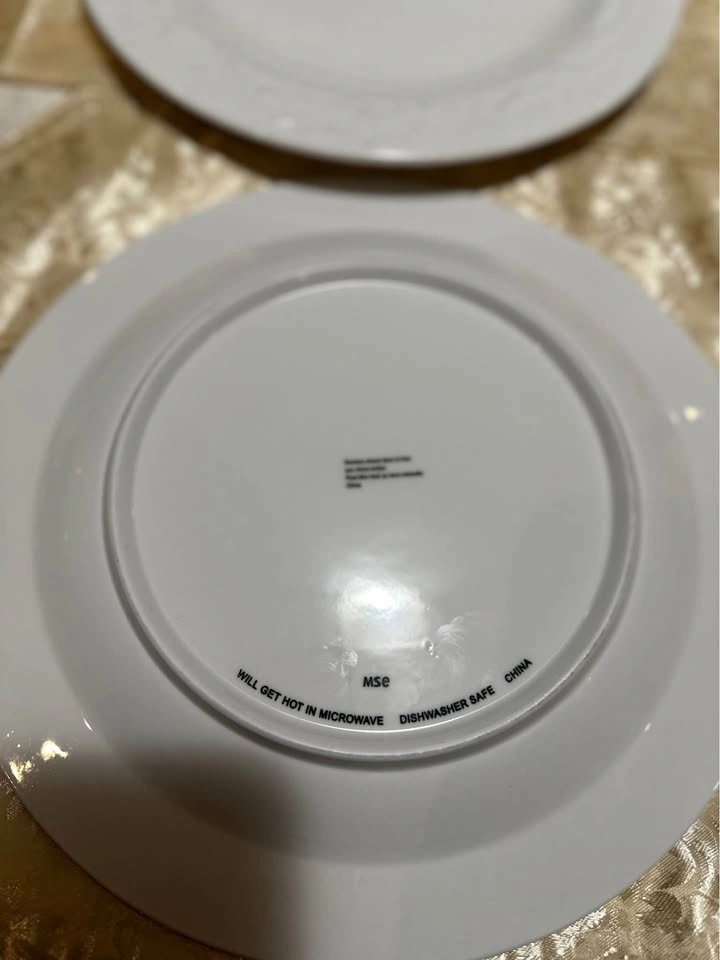 Martha Stewart plates leaf embossed plates-5 - photo 5