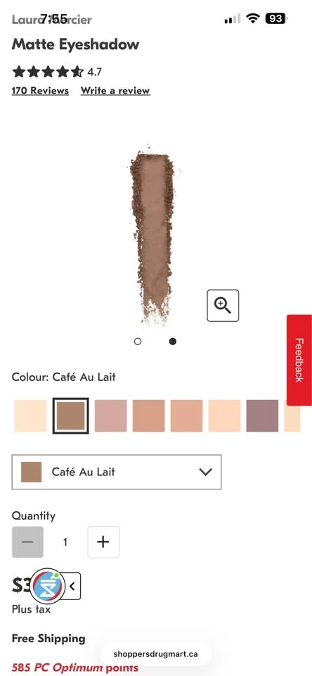 Laura Mercier Matte Eye Colour - Café Au Lait - photo 4