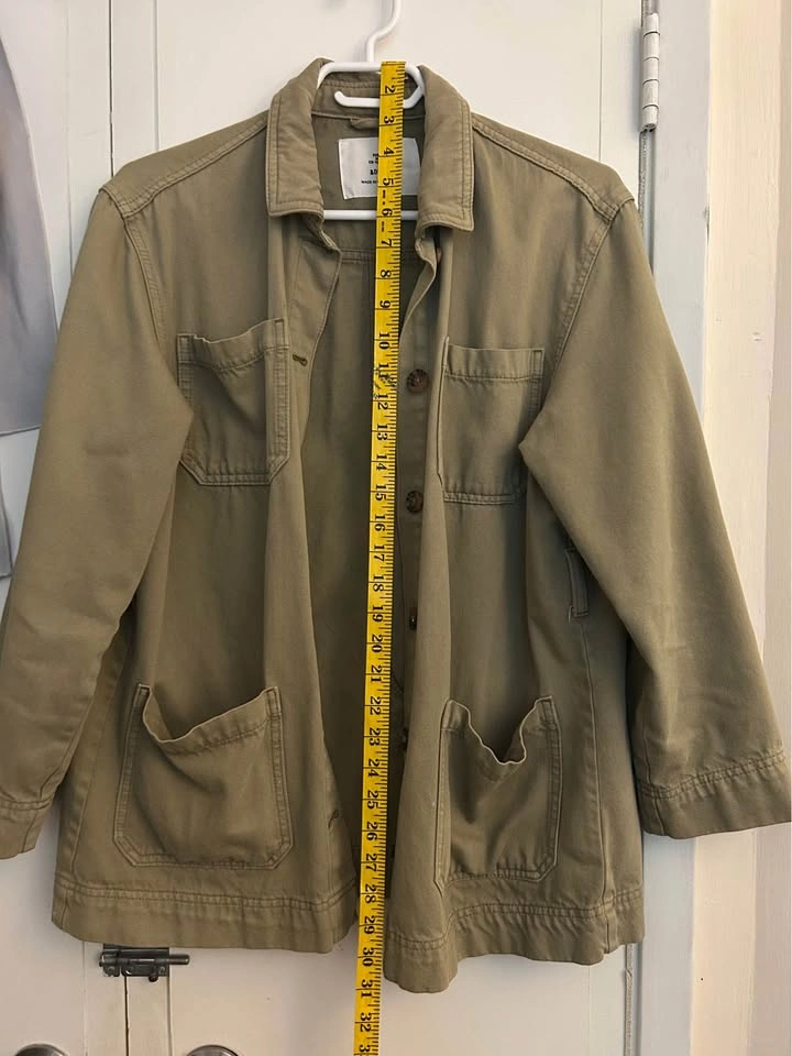 Olive Green Utility Jacket - photo 4
