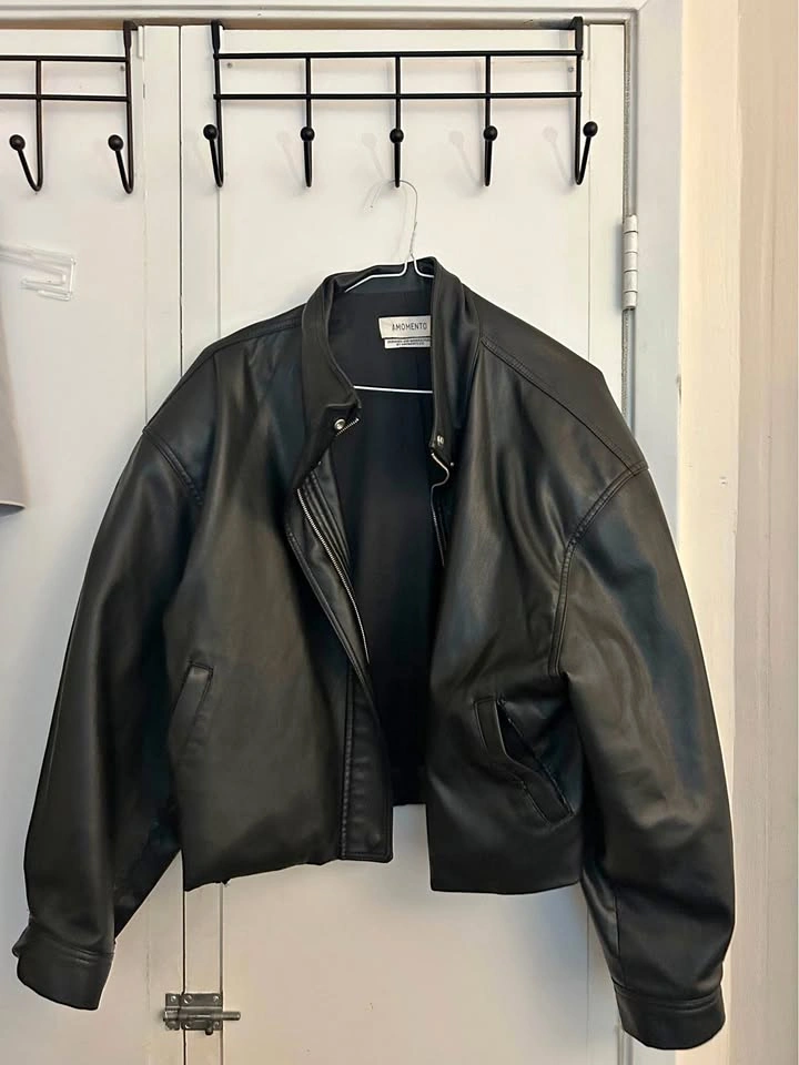 Amomento Vegan Leather Jacket