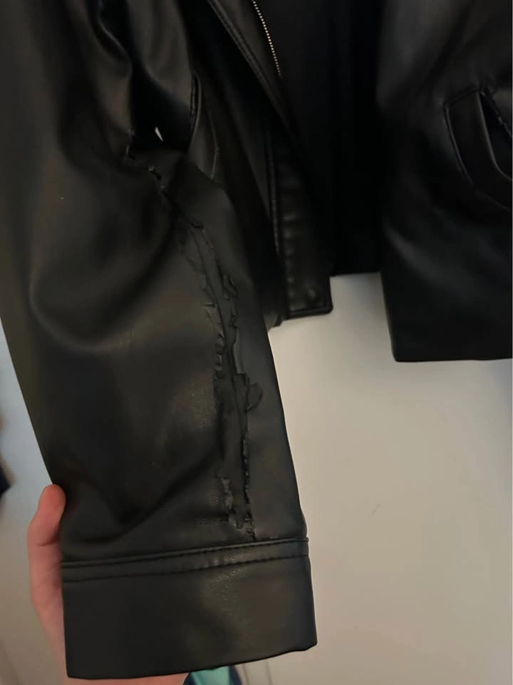 Amomento Vegan Leather Jacket - photo 4