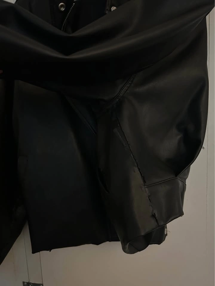 Amomento Vegan Leather Jacket - photo 5
