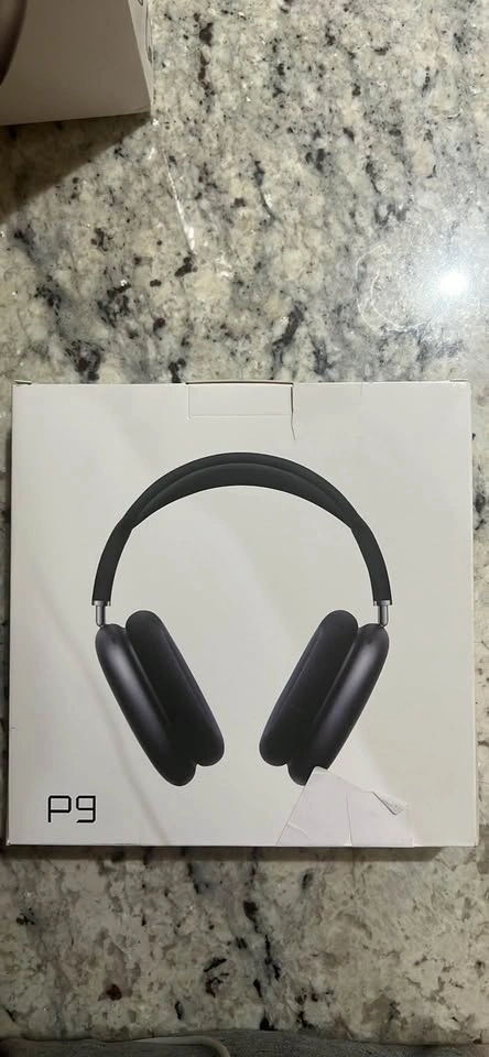 P9 Wireless Bluetooth Headphones (Black) – Open Box, Never Used