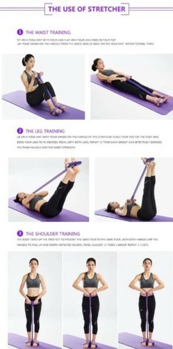 Portable Fitness Resistance Band with Pedal - photo 2