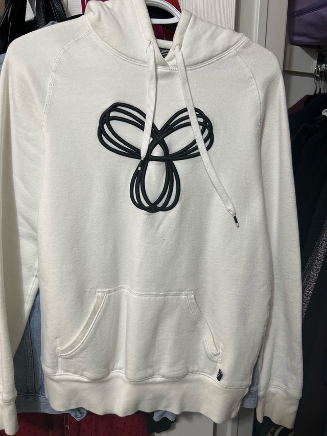 TNA white hoodie