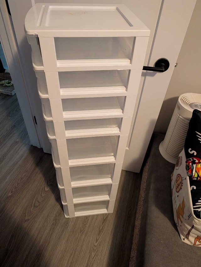 Tall Plastic Drawer Tower - photo 2