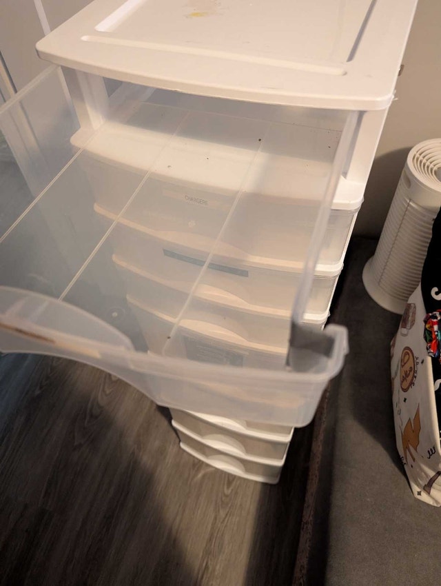 Tall Plastic Drawer Tower - photo 3