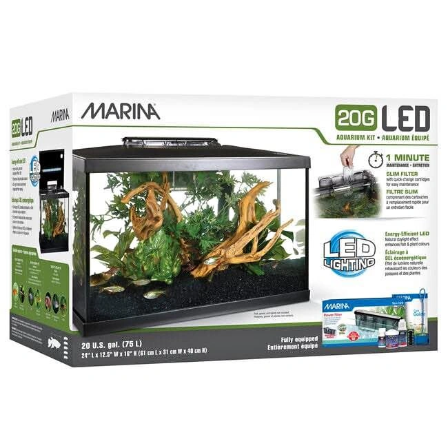 Marina 20 Gallon LED Aquarium Kit – Brand New in Box