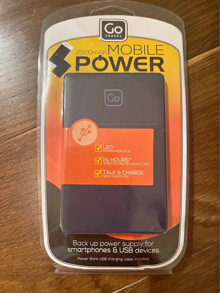 New Go Travel 2500mAh Mobile Power Bank