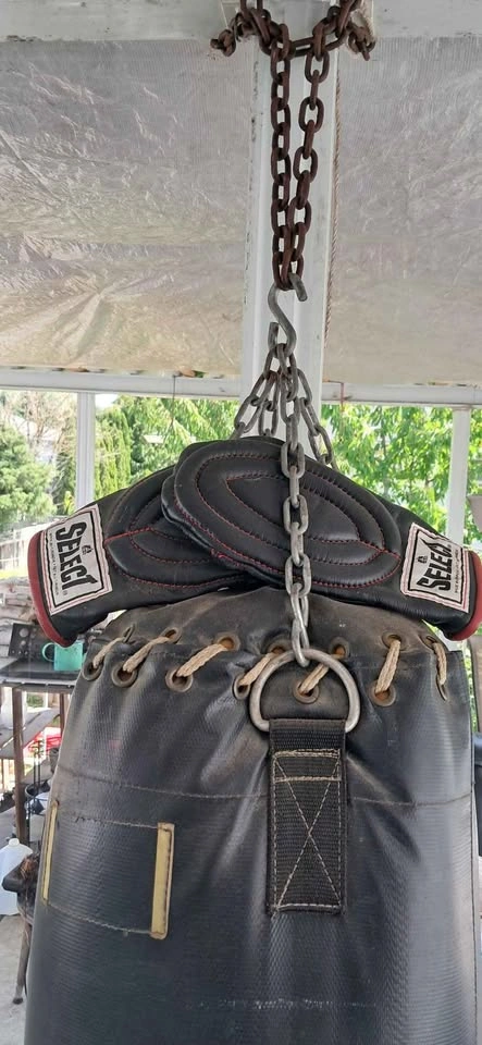 Select Heavy Kicking and Punching Bag with Boxing Gloves - photo 3
