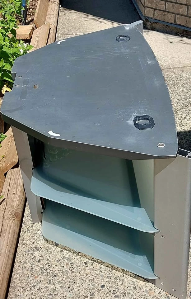 TV Stand - Glass and Metal $25 OBO - photo 3