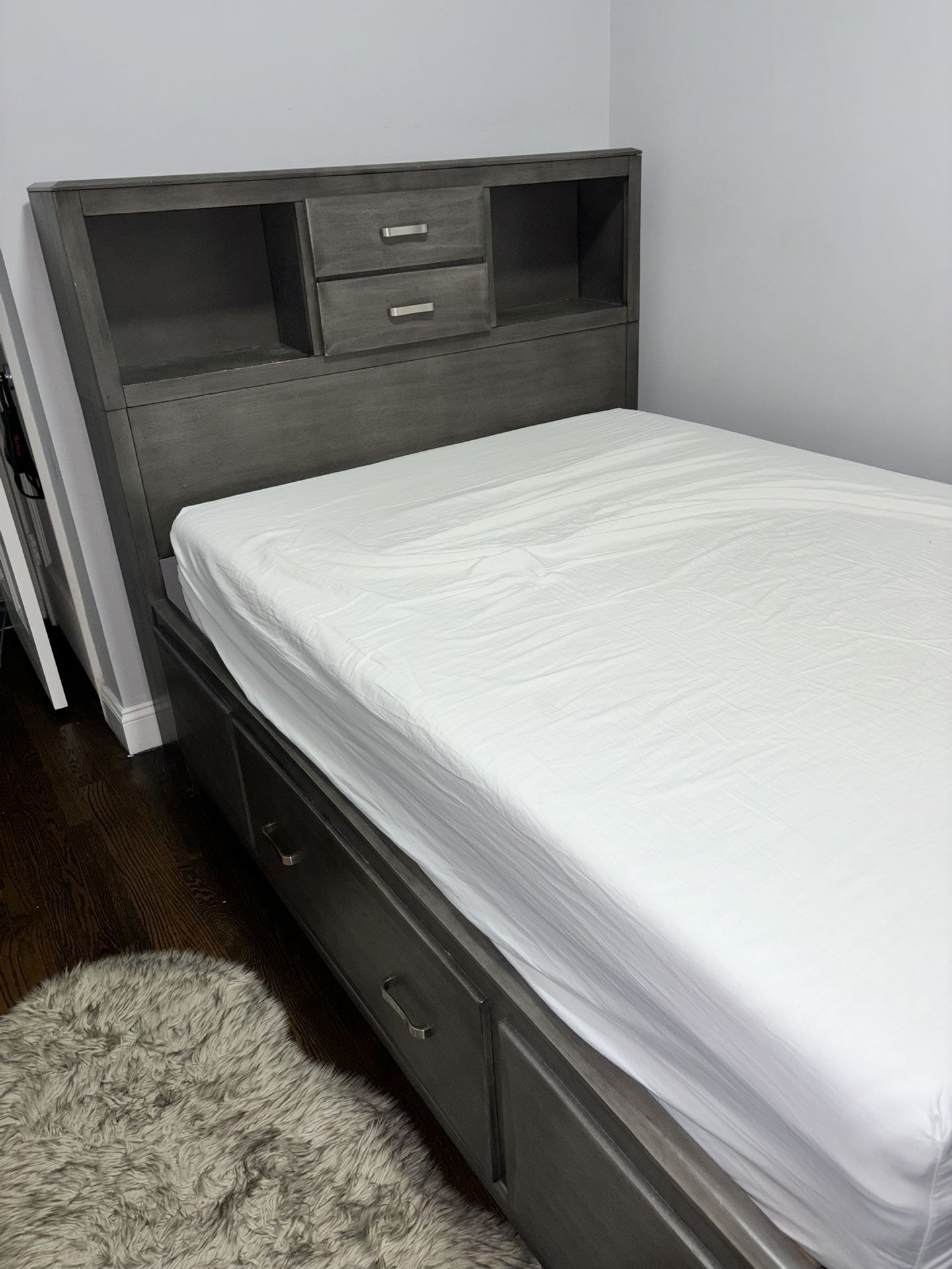 Used Caitbrook Full Storage Bed with 7 Drawers - photo 3