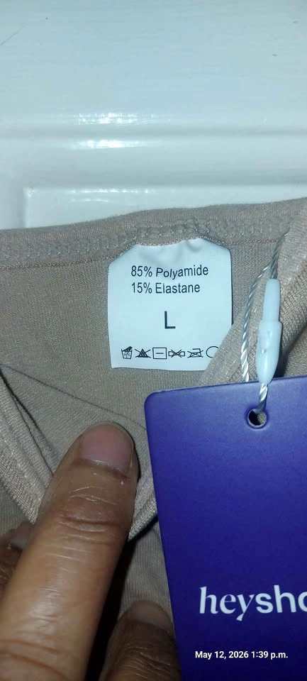 Heyshape Nude Shapewear Bodysuit Size L - photo 2