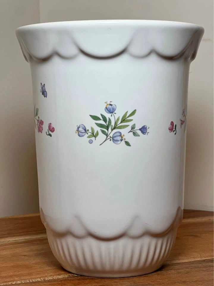 Vintage Pfaltzgraff "Meadow Lane" stoneware utensil holder/crock - photo 2