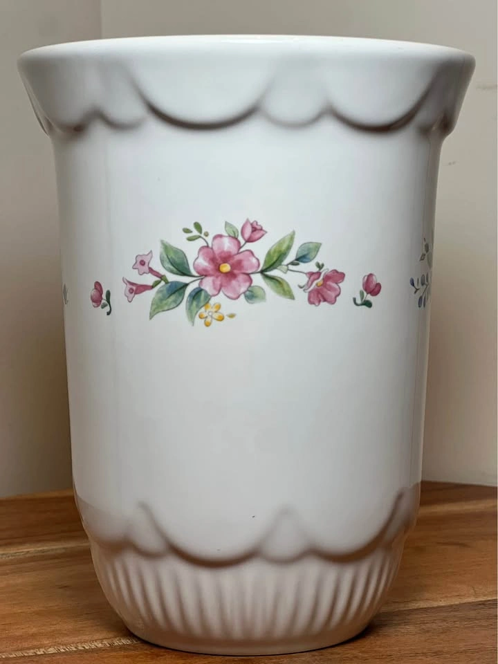 Vintage Pfaltzgraff "Meadow Lane" stoneware utensil holder/crock - photo 3