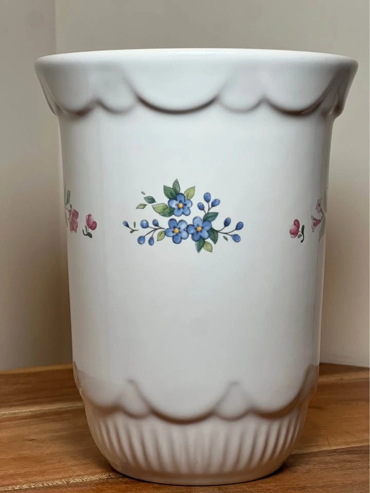 Vintage Pfaltzgraff "Meadow Lane" stoneware utensil holder/crock - photo 4