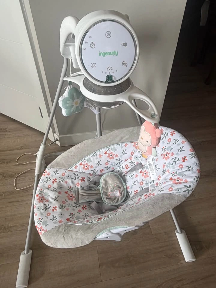 Ingenuity InLighten 5-Speed Baby Swing - photo 2