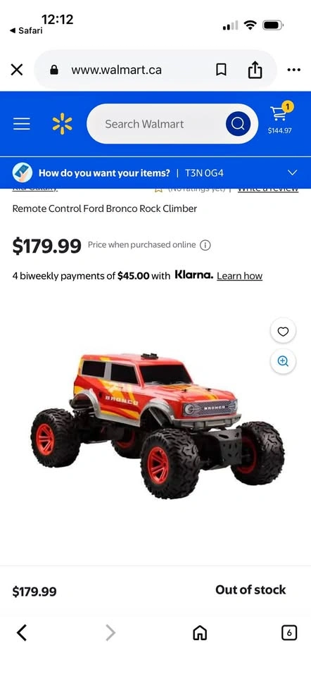 Remote Control Ford Bronco Rock Climber