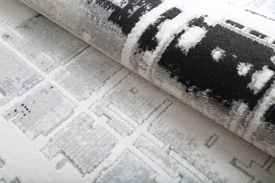 Modern Cream & Grey Area Rug – Soft, Thick & Durable - photo 2