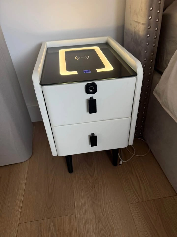 Smart Nightstand w/ Wireless Charger & Bluetooth Speaker - photo 2