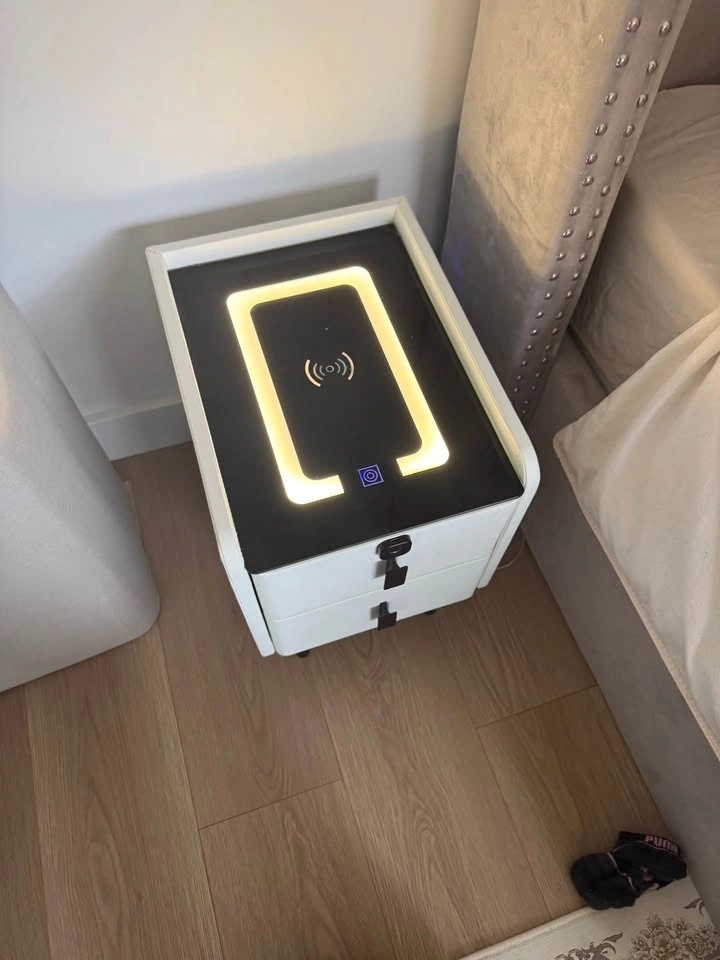 Smart Nightstand w/ Wireless Charger & Bluetooth Speaker - photo 3