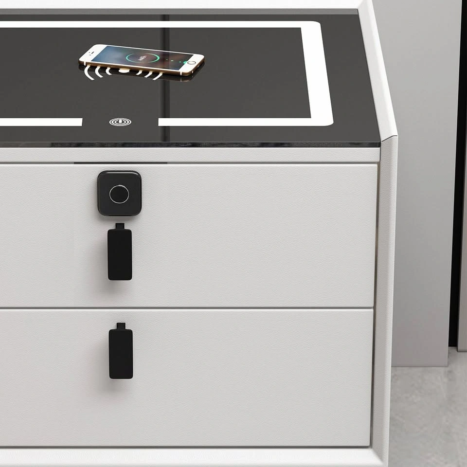 Glara Home Luxury Smart Nightstand with Wireless Charger - photo 3