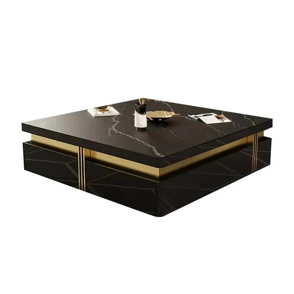 Albali Luxury Sintered Stone Coffee Table with Storage - photo 4