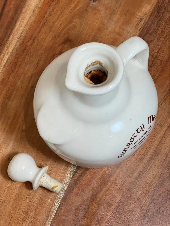 Vintage Bunratty Mead Ceramic Decanter Jug with Stopper - photo 5