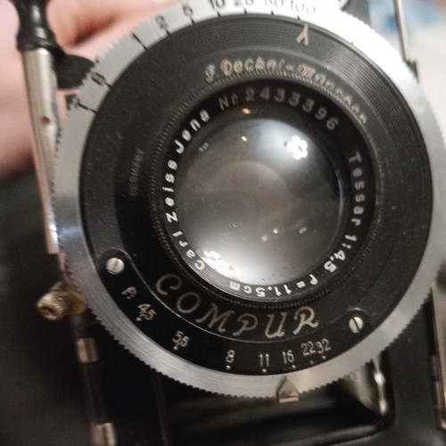 Vintage Benzin Primar Folding Camera FOR PARTS - Carl Zeiss Jena - photo 4
