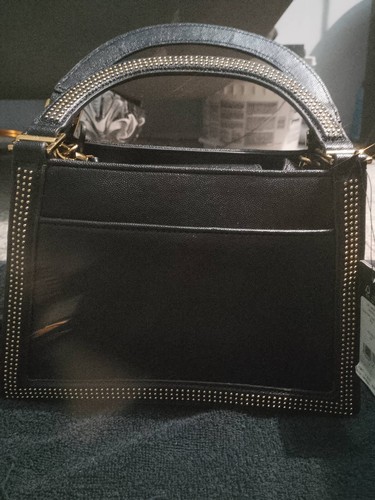 Karl Lagerfeld Paris Black Studded Top Handle purse - photo 2