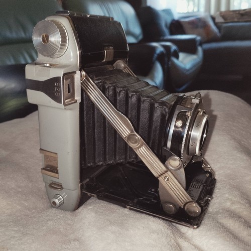VINTAGE Kodak Tourist Camera w/ MULTI-FORMAT ADAPTER BACK - photo 5