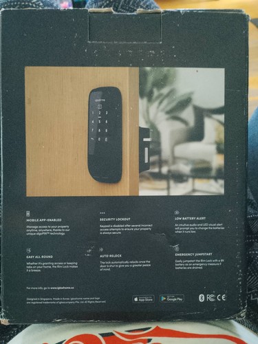 igloohome Smart Rim Lock RW1 - Keyless Bluetooth Smart Lock - photo 2