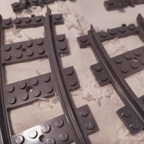 LEGO City Train Track Lot 67pc - 24 Straight, 18 Curved, 2 Switc