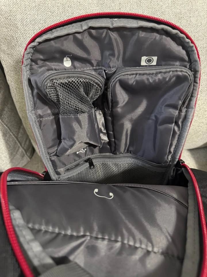 Asus Republic of Gamers v2 Black Backpack with Red Trim - photo 3