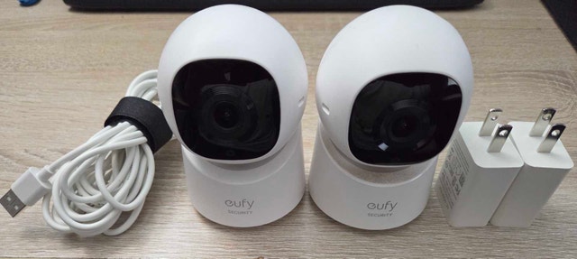 2 Eufy C210 Indoor WiFi Cameras