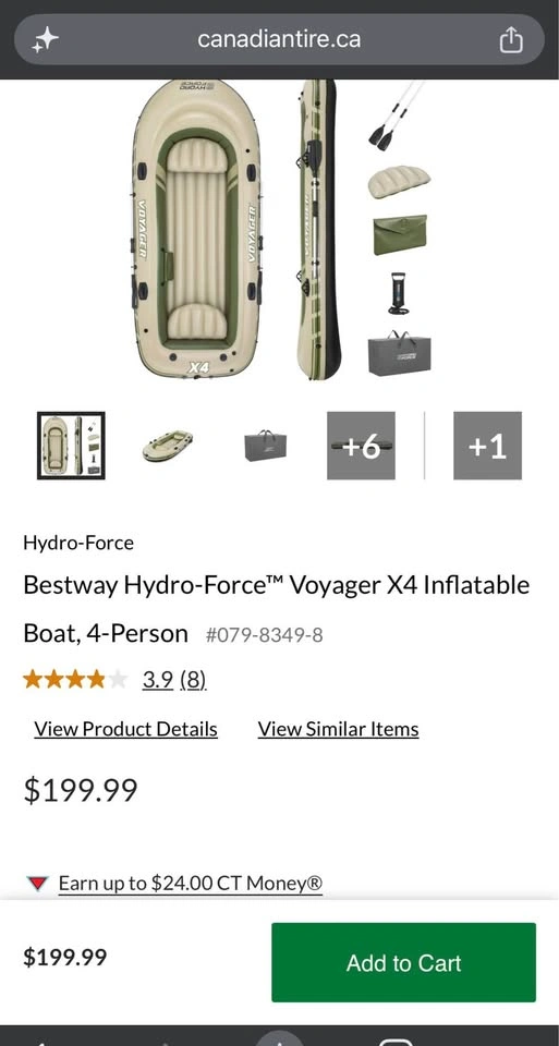 Bestway Hydro-Force Voyager 500 inflatable boat - photo 2
