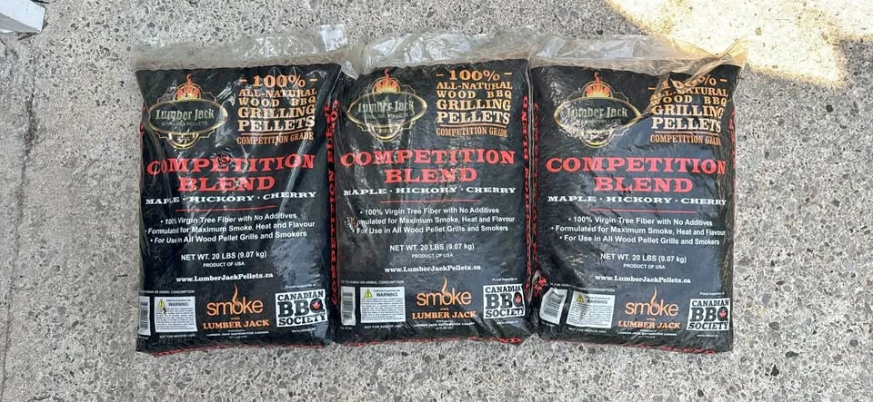 Lumber Jack Competition Blend BBQ Pellets 3 Bags