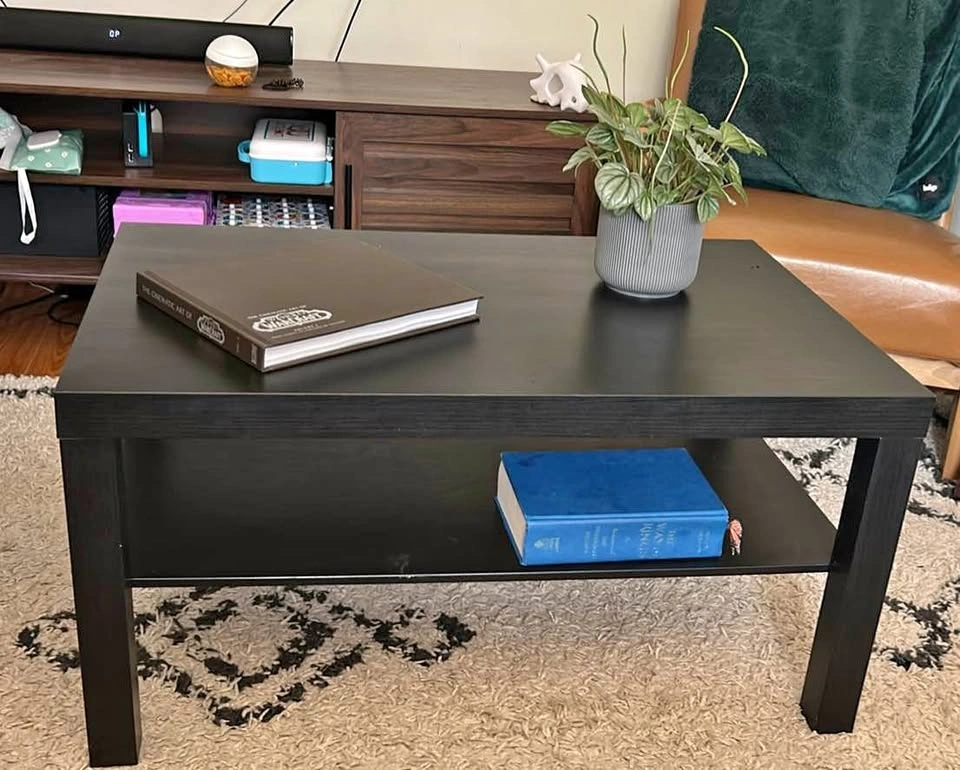 Black coffee table