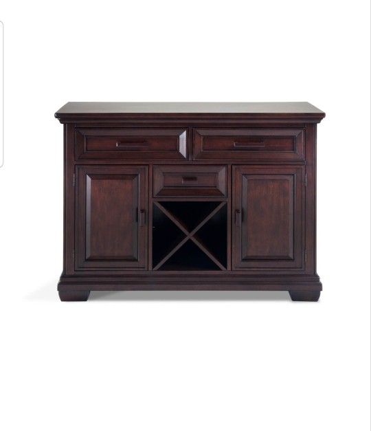 Buffet Table with Wine And Liquor Storage- Hardwood - photo 4