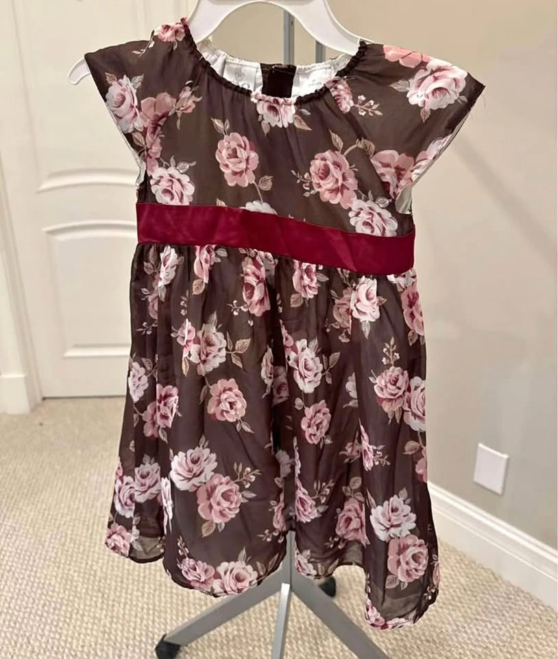 Brand New Brown Girls Party Dress Size 5