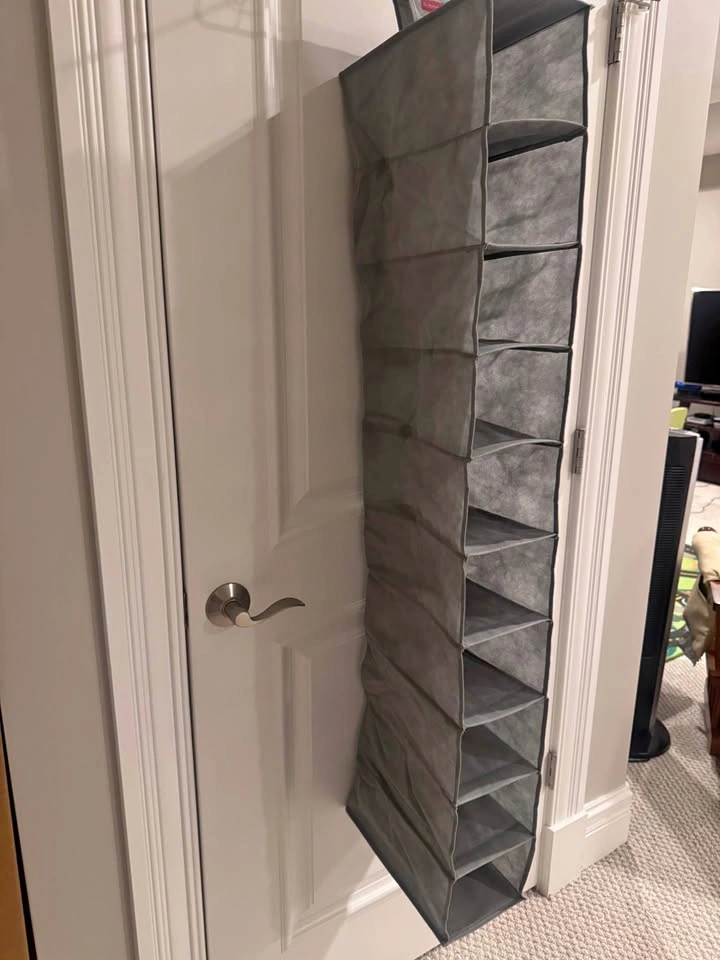Set of 2 10-tier Hanging Shoe Organizers