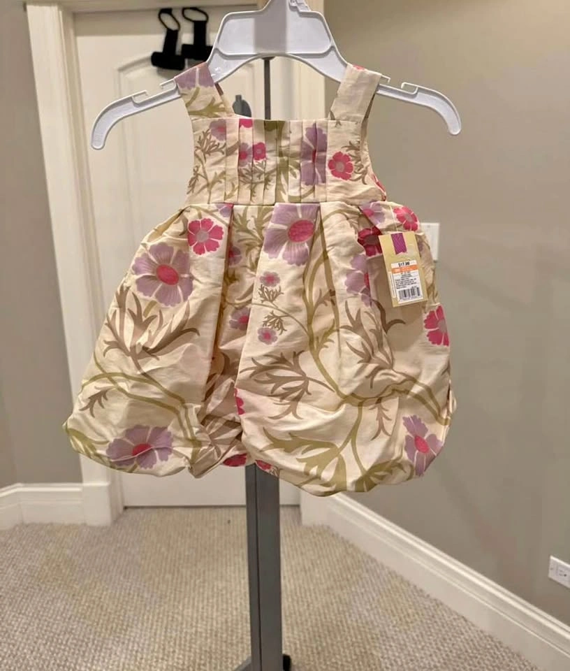 Brand New Baby Girl Cream Dress Size 9 months