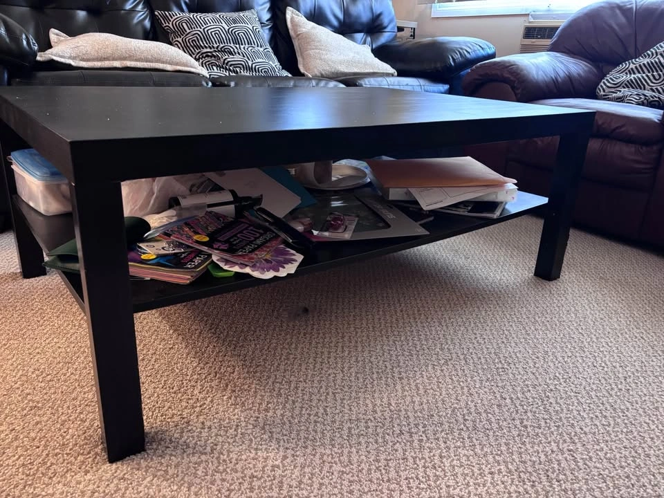 IKEA BLACK COFFEE TABLE - photo 3