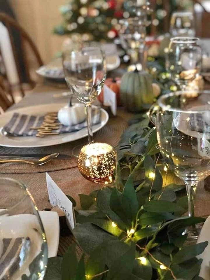 Wedding decor - golden candle holders