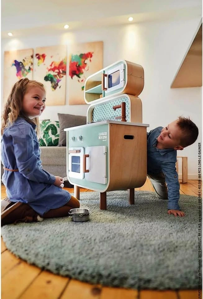Brand New - Janod Cooker Reverso Wooden Play Kitchen - photo 2