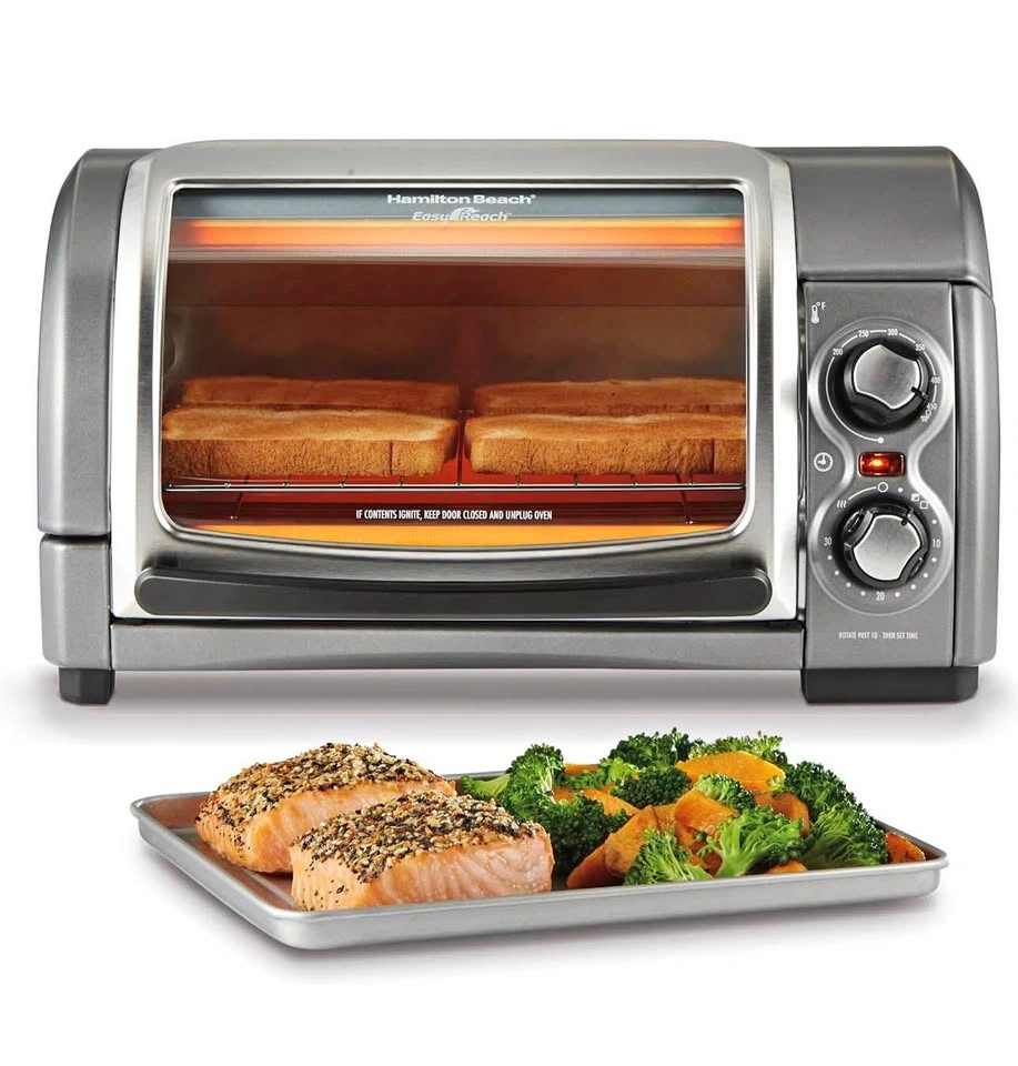 Hamilton Beach Easy Reach 4-Slice Toaster Oven - BRAND NEW