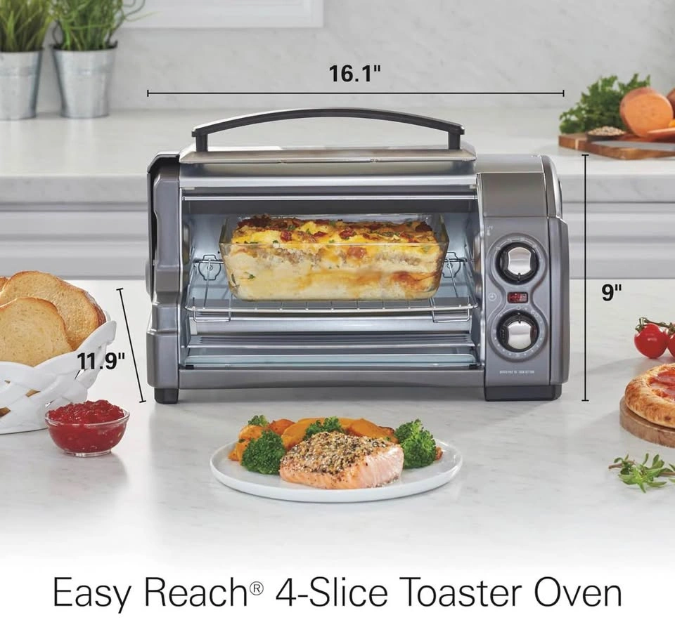 Hamilton Beach Easy Reach 4-Slice Toaster Oven - BRAND NEW - photo 2